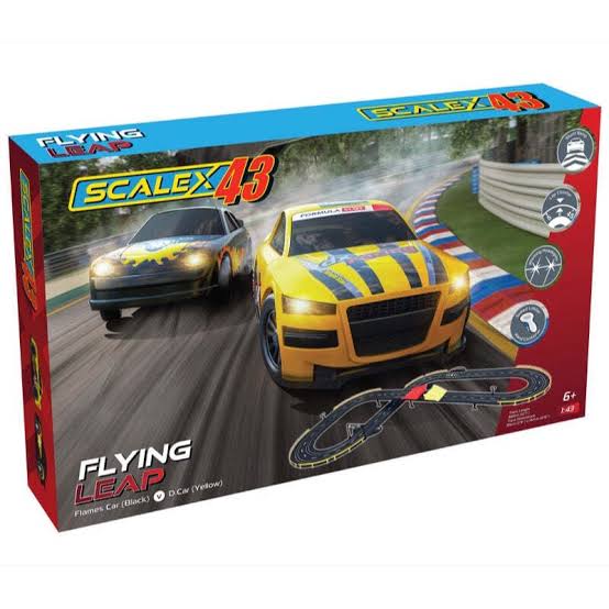 Scalex43 Flying Leap Slot Car Set