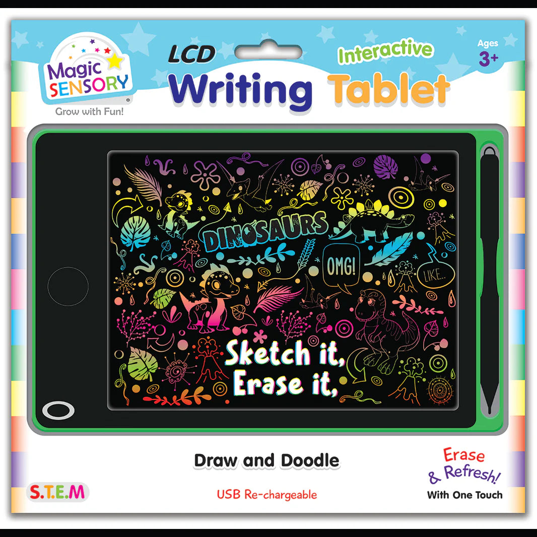 INTERACT LCD WRITING TABLET GREEN DINO
