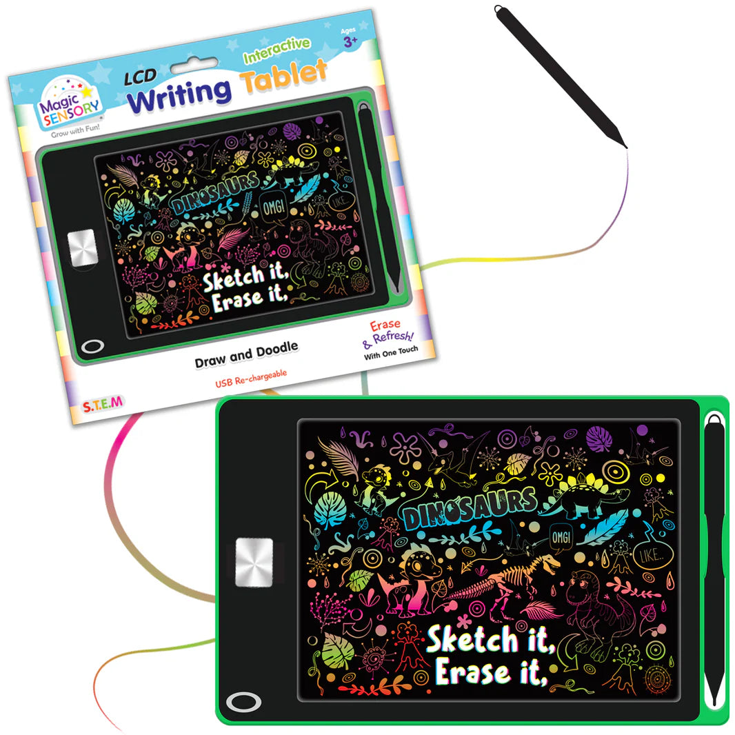 INTERACT LCD WRITING TABLET GREEN DINO