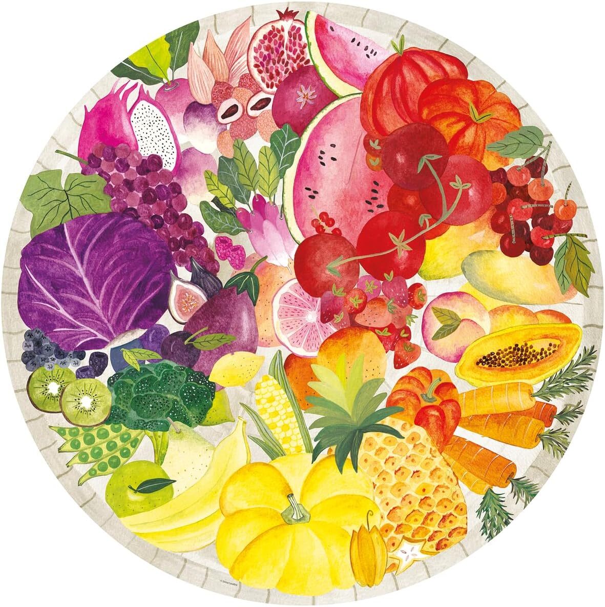 PUZZLE 500PC CIRCLE OF COLOR FRUIT/VEGE