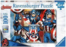 PUZZLE 100PC MARVEL CAPTAIN AMERICA