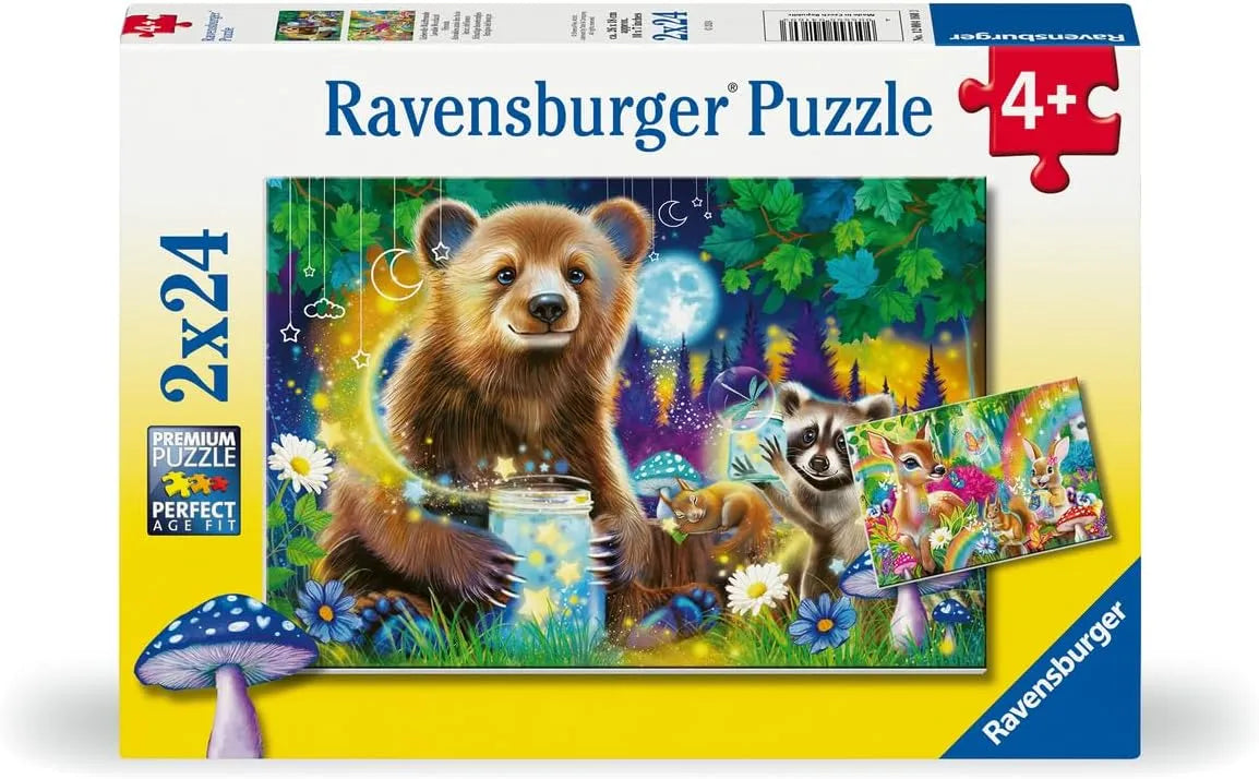 PUZZLE 2X24PC LOVING FOREST FRIENDS