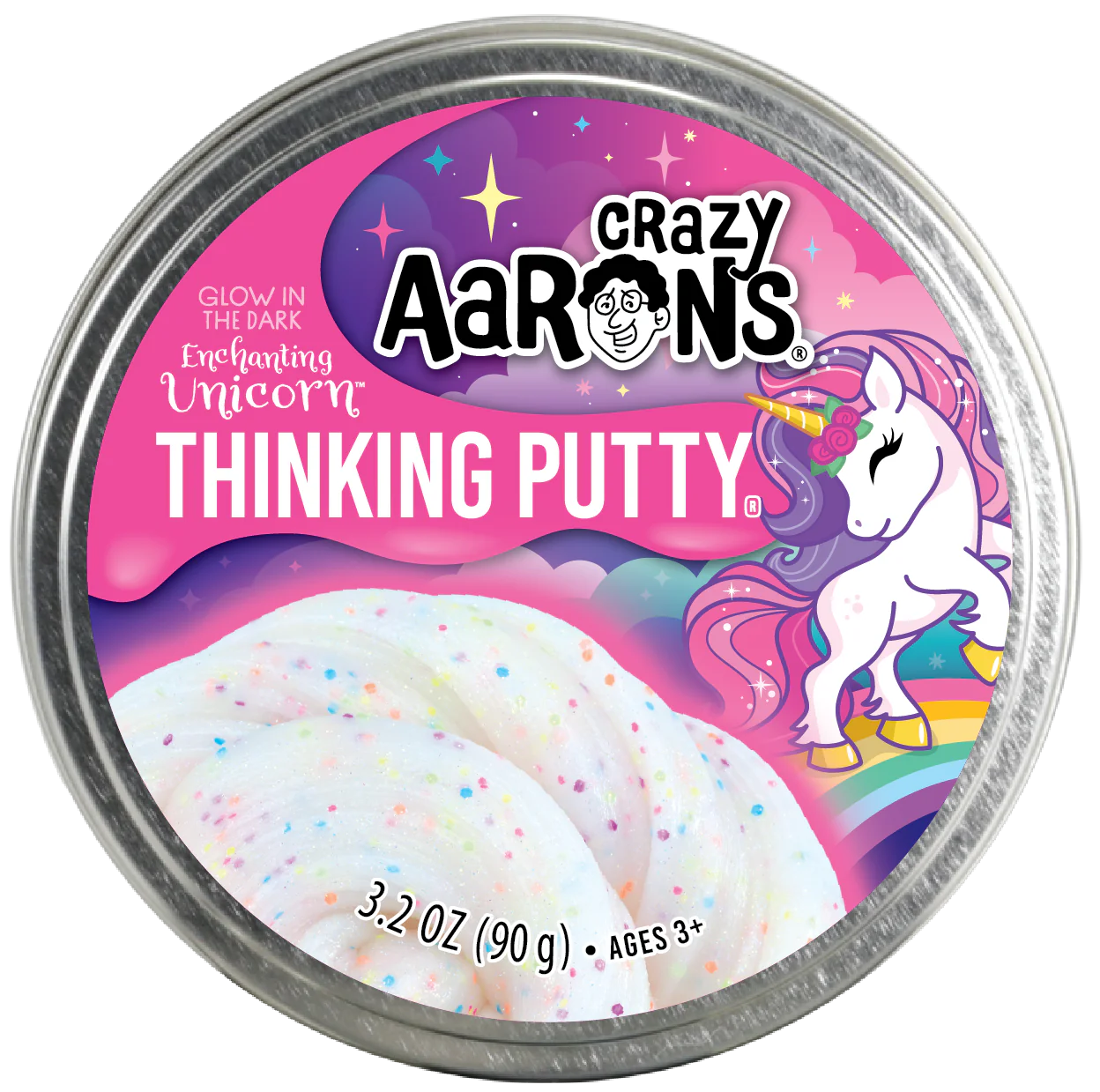 AARON'S PUTTY GLOWBRIGHTS UNICORN