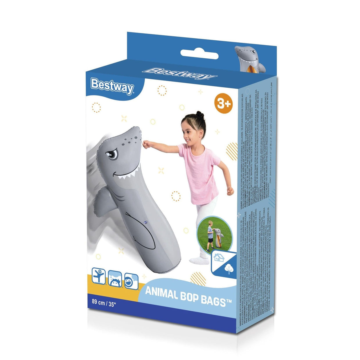 BESTWAY BOP BAGS ANIMALS AST