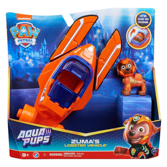 PAW PATROL AQUA PUPS ZUMA'S LOBSTER VEH