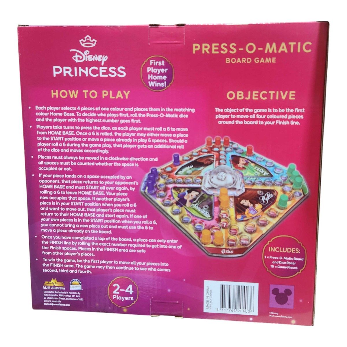 GAME PRESS-O-MATIC DISNEY PRINCESS