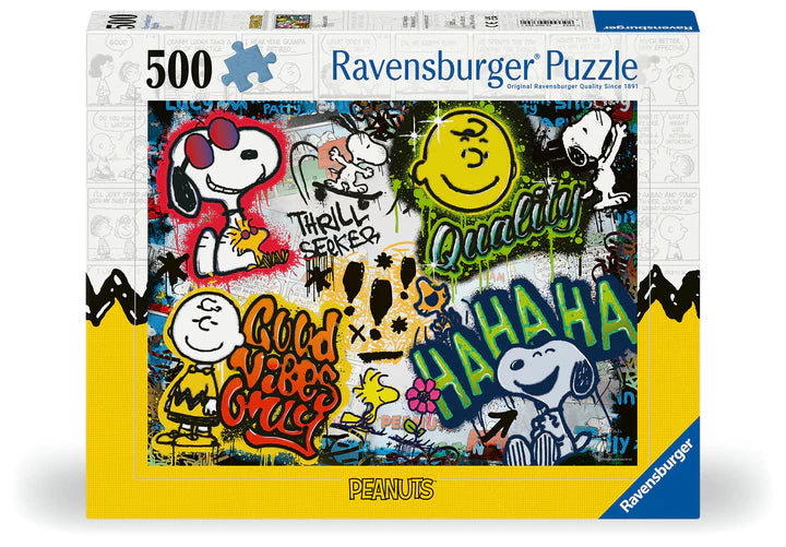PUZZLE 500PC PEANUTS GRAFFITI
