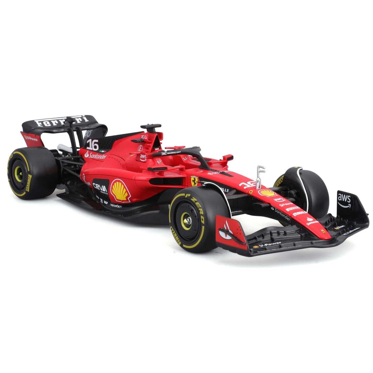 BBURAGO 1:24 D/C F1 W FIGURE FERRARI