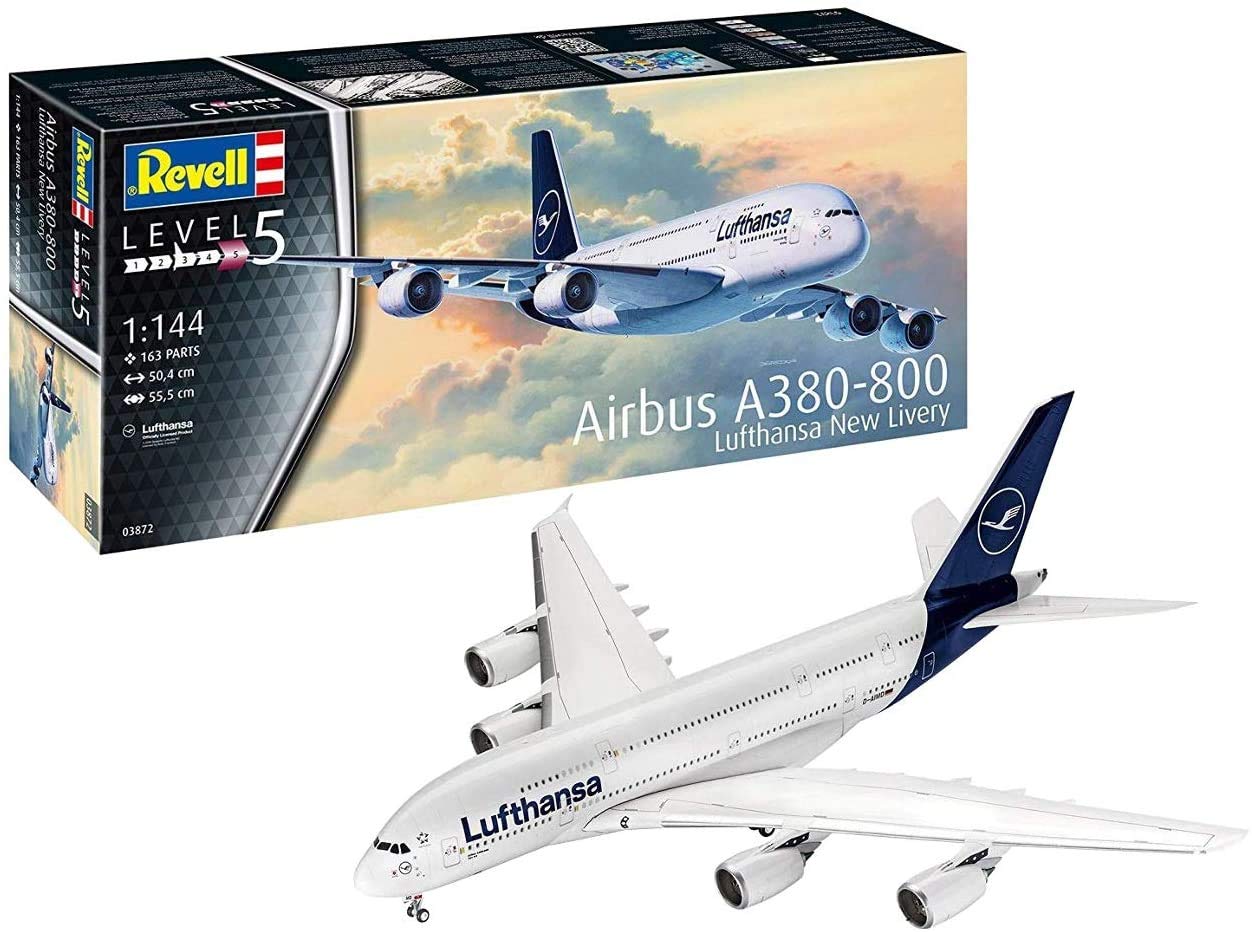REVELL 1:144 AIRBUS A380-800 LUFTHANSA