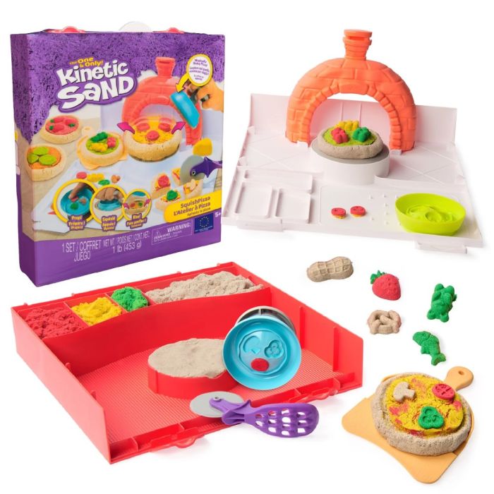 KINETIC SAND SQUISH PIZZA SET
