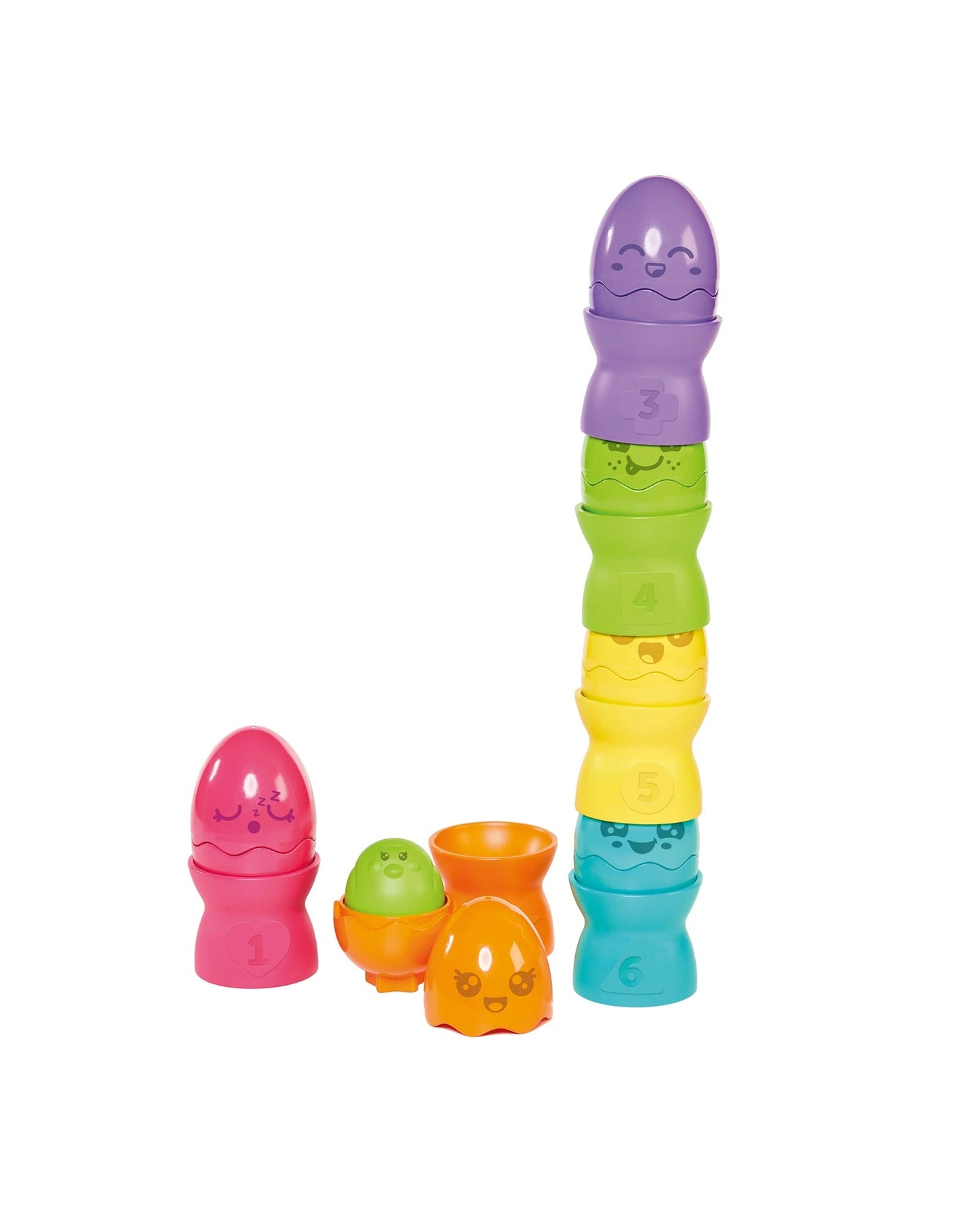 TOMY TOOMIES HIDE & SQUEAK EGG STACKERS