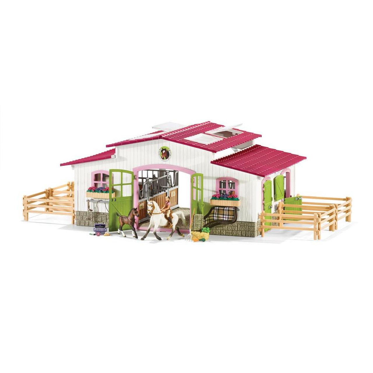 SCHLEICH 42344 RIDING CENTRE W RIDER/HOR