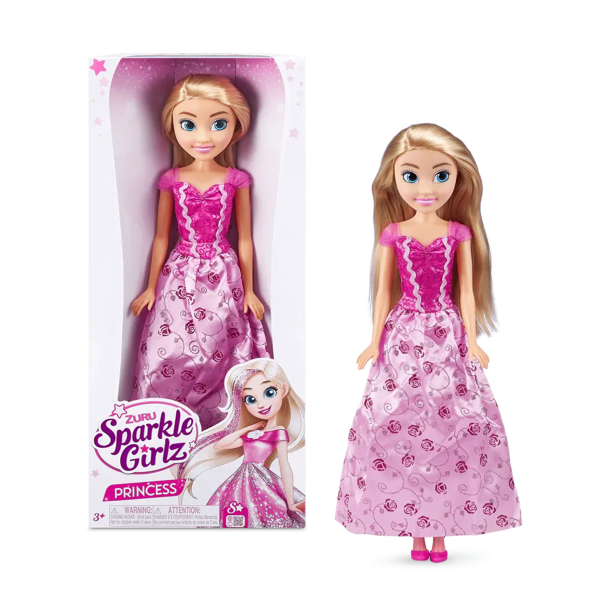 SPARKLE GIRLZ 18" PRINCESS DOLL