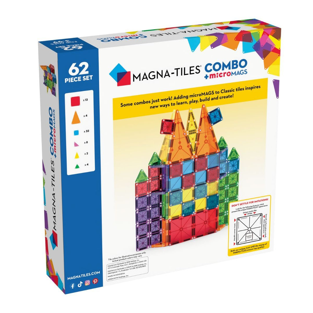 MAGNA TILES MICRO MAGS 62PC