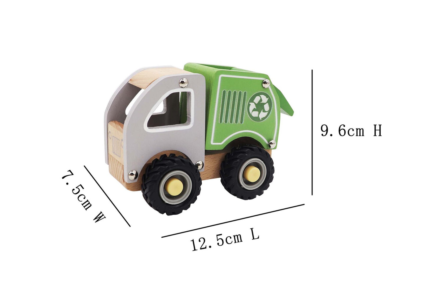 WOODEN CALM & BREEZY RECYCLE TRUCK