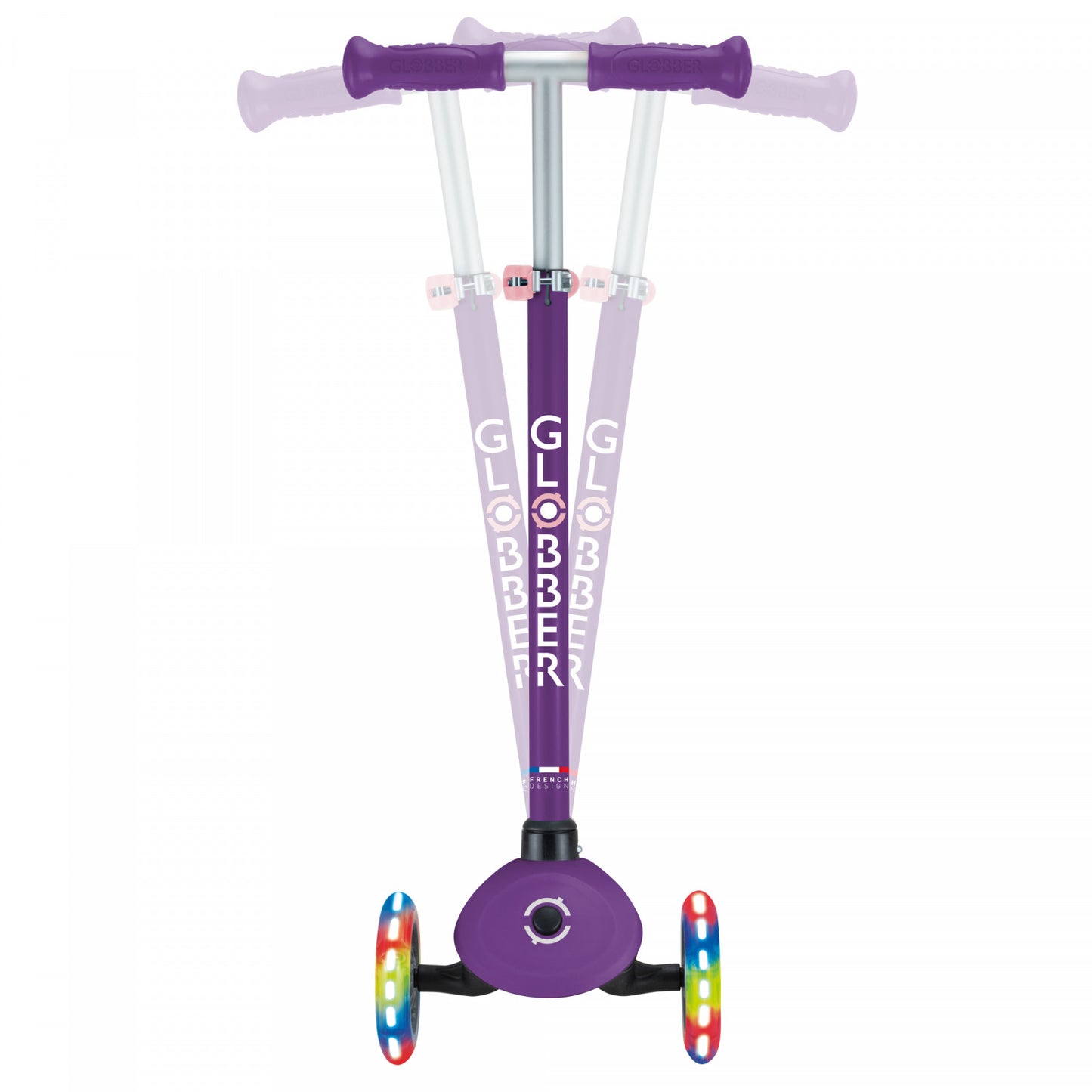 Globber Scooter V2 Lights Purple/Pink