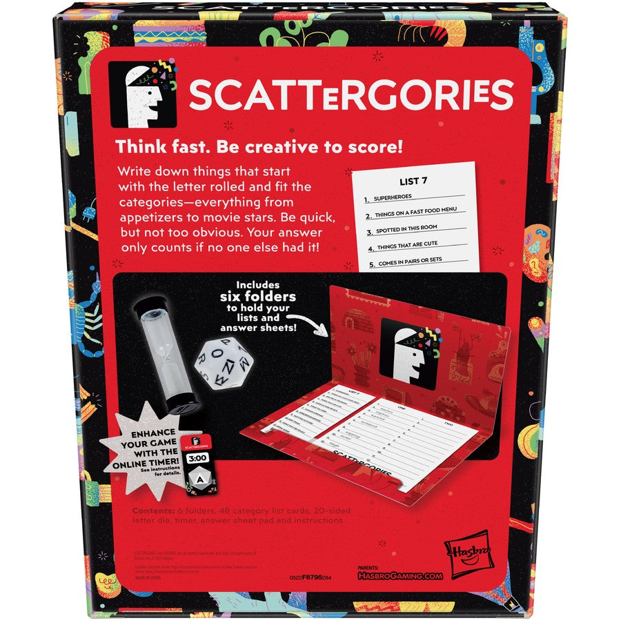 GAME SCATTERGORIES NEW 2023