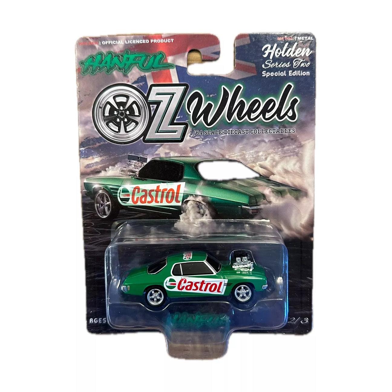 D/C 1:64 OZ WHEELS HANFUL CASTROL MONARO