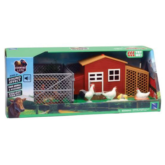 CHICKEN COOP SET WITH SOUND