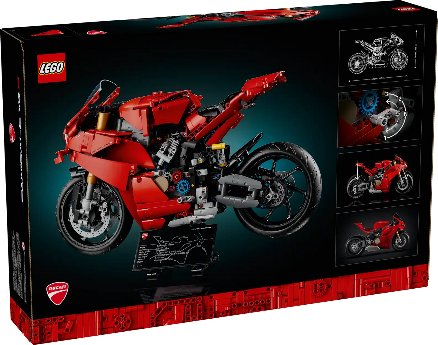 LEGO 42202 TECHNIC DUCATI V4 MOTORCYCLE