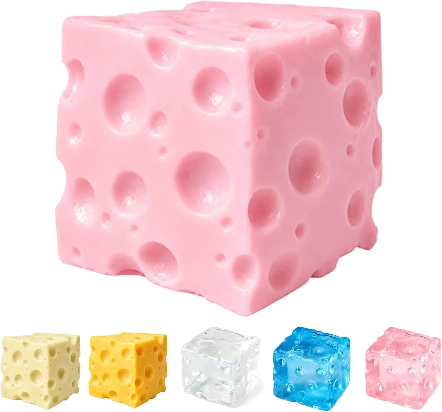 SQUISHY CHEESE BLOCK 6CM
