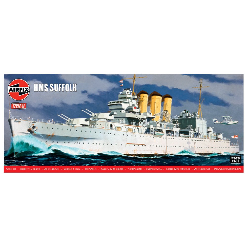 AIRFIX 1:600 HMS SUFFOLK