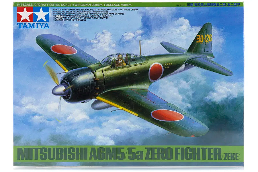 TAMIYA 1:48 A6M5/5A ZERO FIGHTER