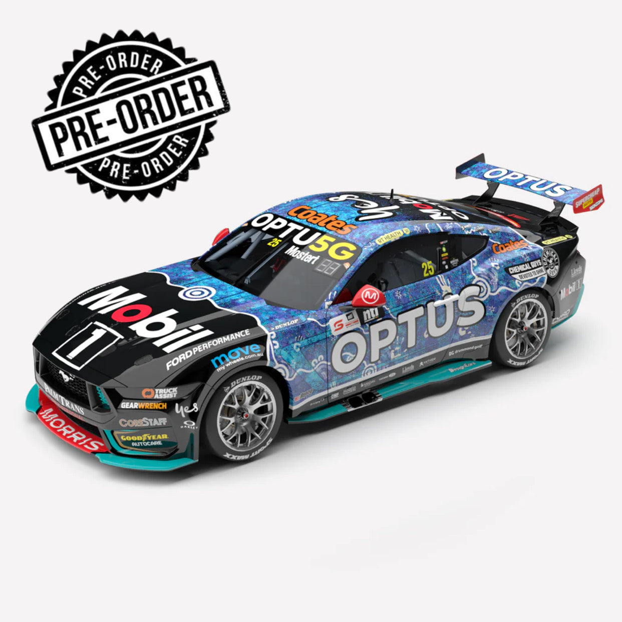 1:18 MOBIL 1 #25 2024 TOWNSVILLE MOSTERT