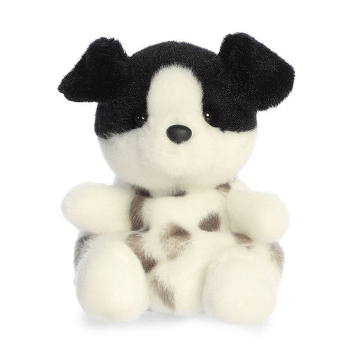 PLUSH PALM PALS SNORKELS BLACK/WHITE DOG