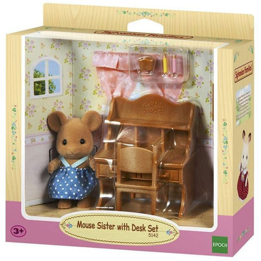 SYL/F MOUSE SISTER WITH DESK SET