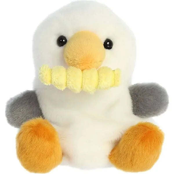 PLUSH PALM PALS SEAGULL W CHIP