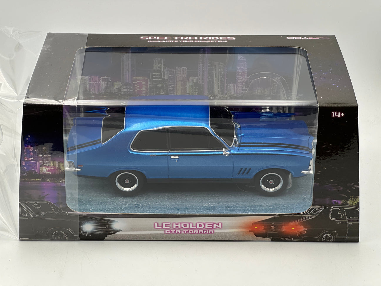 DDA 1:24 BLUE LC TORANA SPECTRA LIGHTS