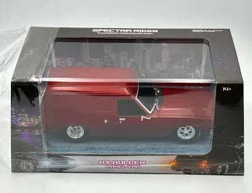 DDA 1:24 RED HX HOLDEN PANELVAN W LIGHTS