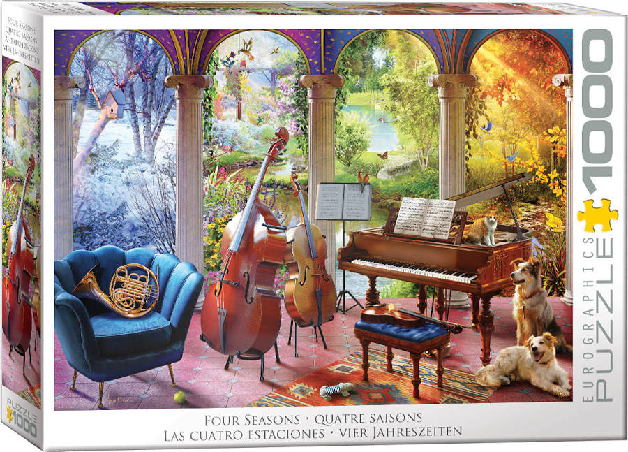 PUZZLE 1000PC FOUR SEASONS OF MUSIC