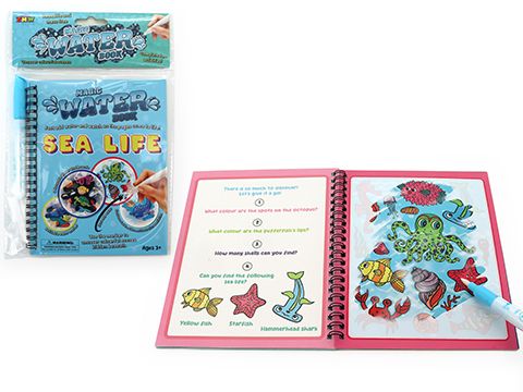 MAGIC WATER ART BOOK SEA LIFE