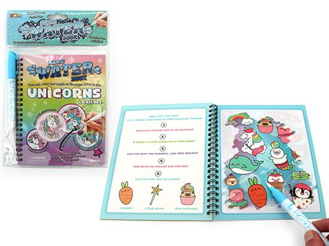 MAGIC WATER ART BOOK UNICORNS & FRIENDS