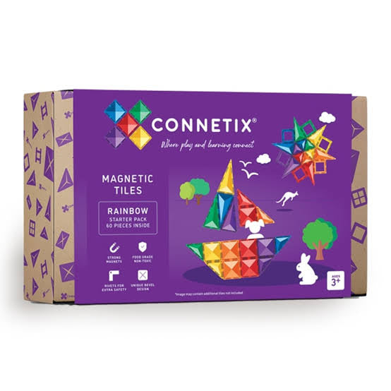 CONNETIX RAINBOW STARTER PACK 60PC