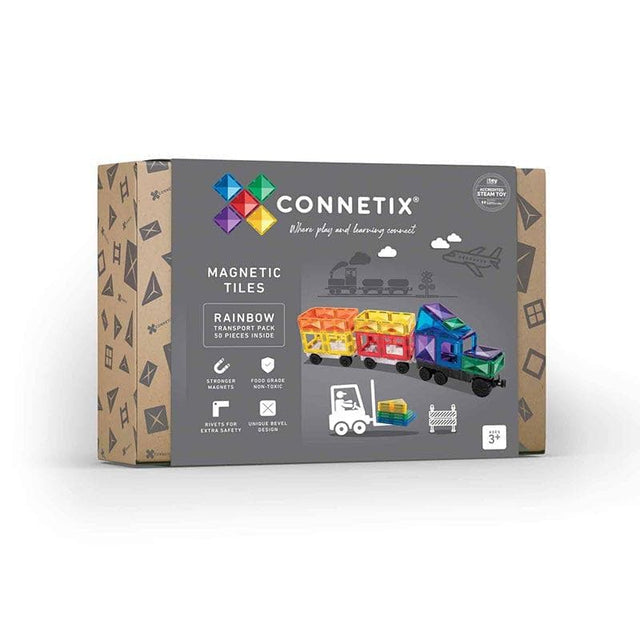 CONNETIX RAINBOW TRANSPORT PACK 50PC