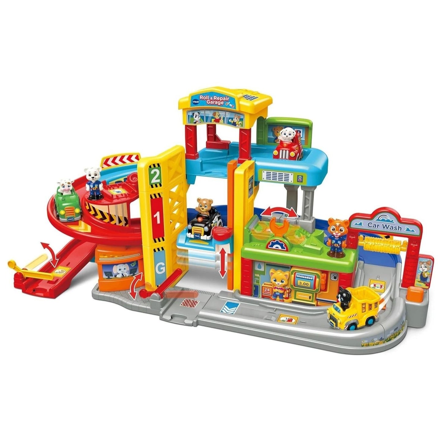 VTECH TOOT TOOT ROLL & REPAIR GARAGE