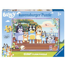 PUZZLE 24P GIANT FLOOR BLUEY FAMILY TIME