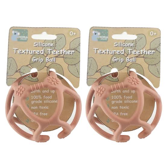 SILICONE TEETHER GRIP BALL