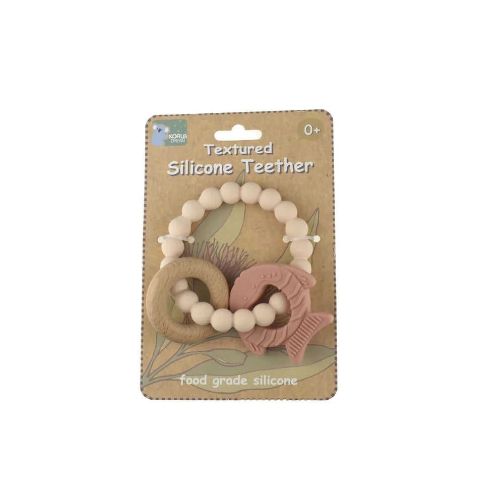 SILICONE TEXTURED TEETHER