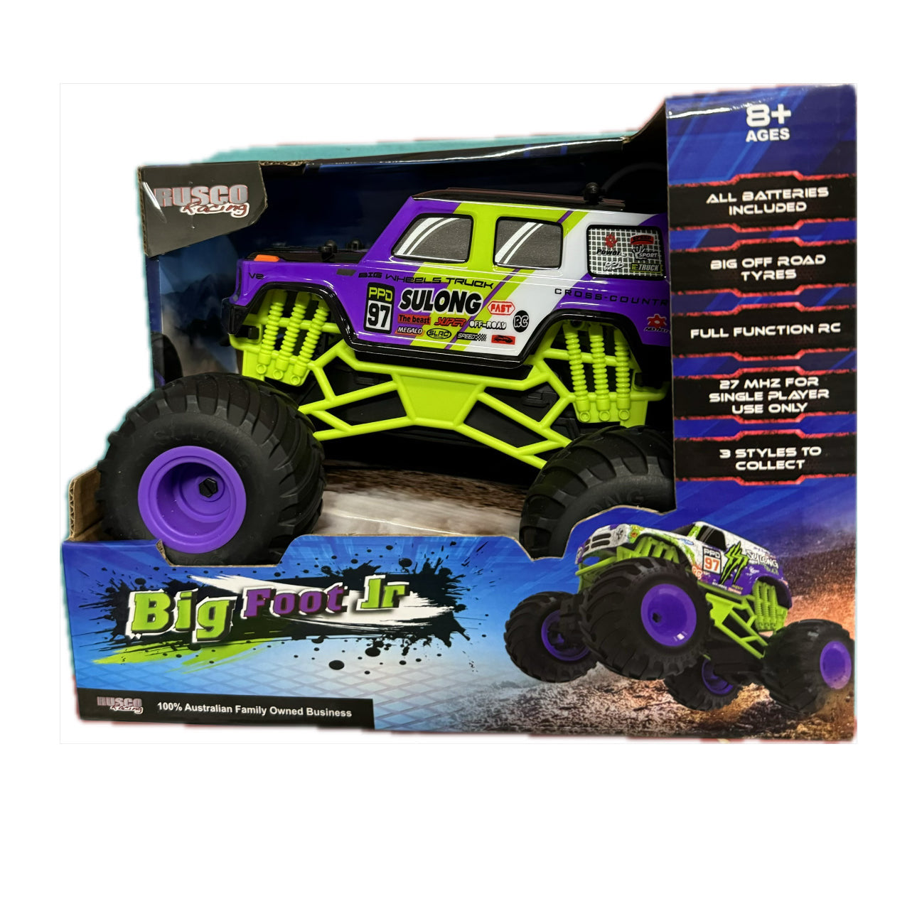 R/C RUSCO OFF ROAD MONSTER VEHICLES AST