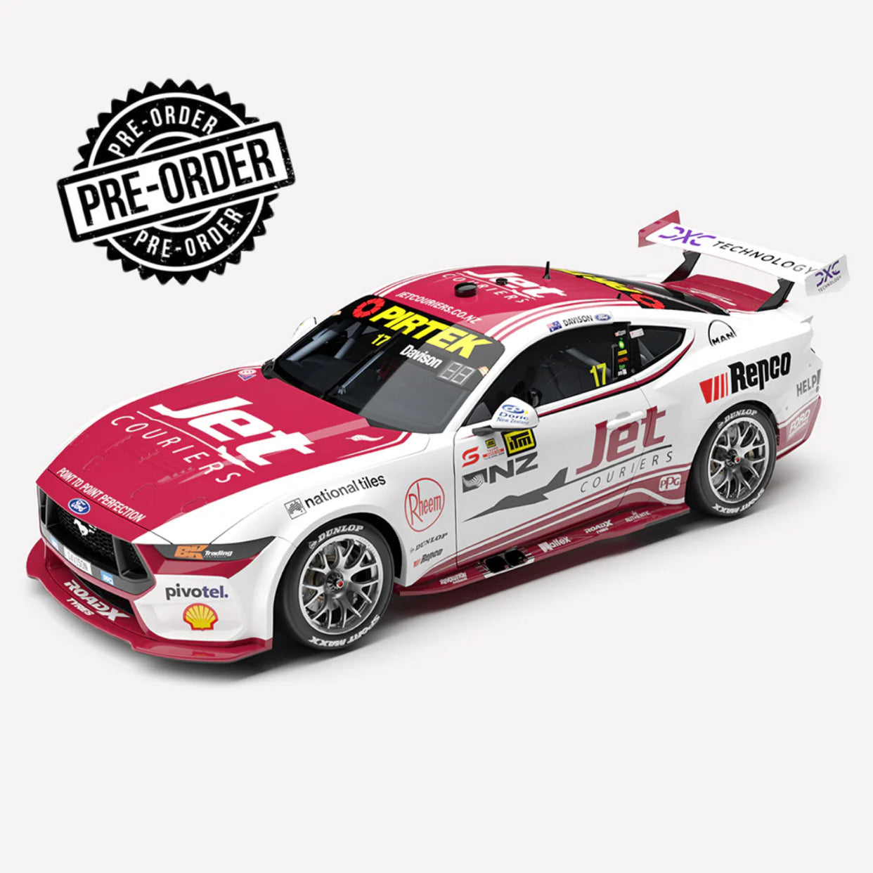 1:18 JET COURIERS #17 25 ITM TAUPO DAVIS