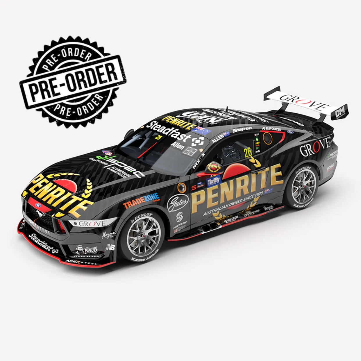 1:18 PENRITE #26 2025 SUPERCARS ALLEN