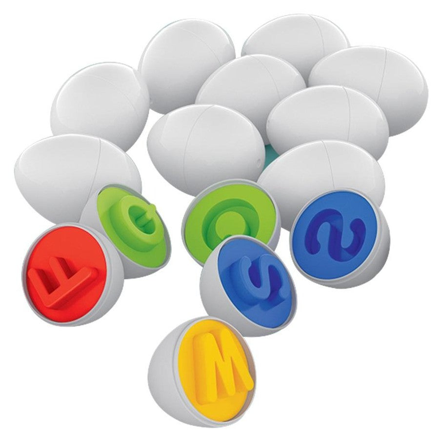 MAGIC SENSORY MATCHING ALPHABET EGGS