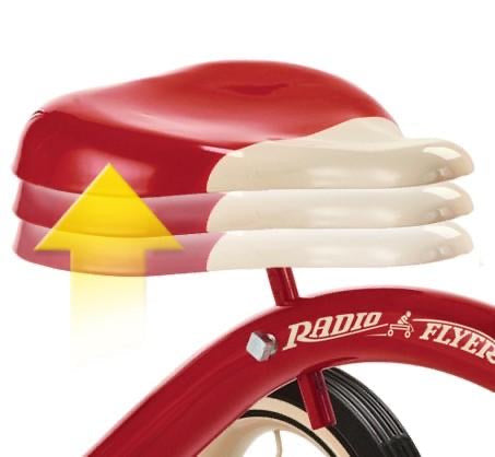 RADIO FLYER DUEL DECK TRIKE RED