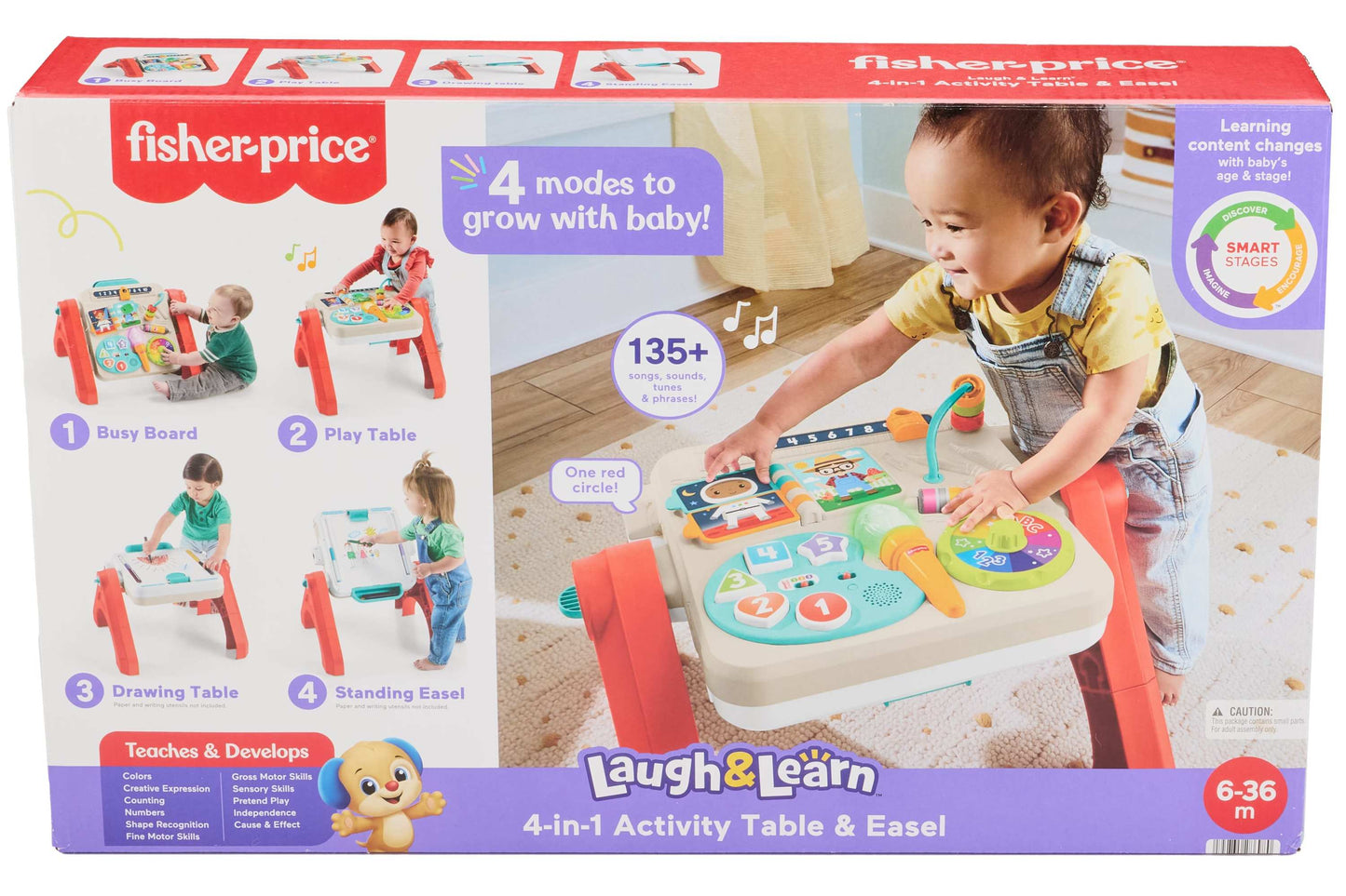 F/P L&L 4 IN 1 ACTIVITY TABLE & EASEL