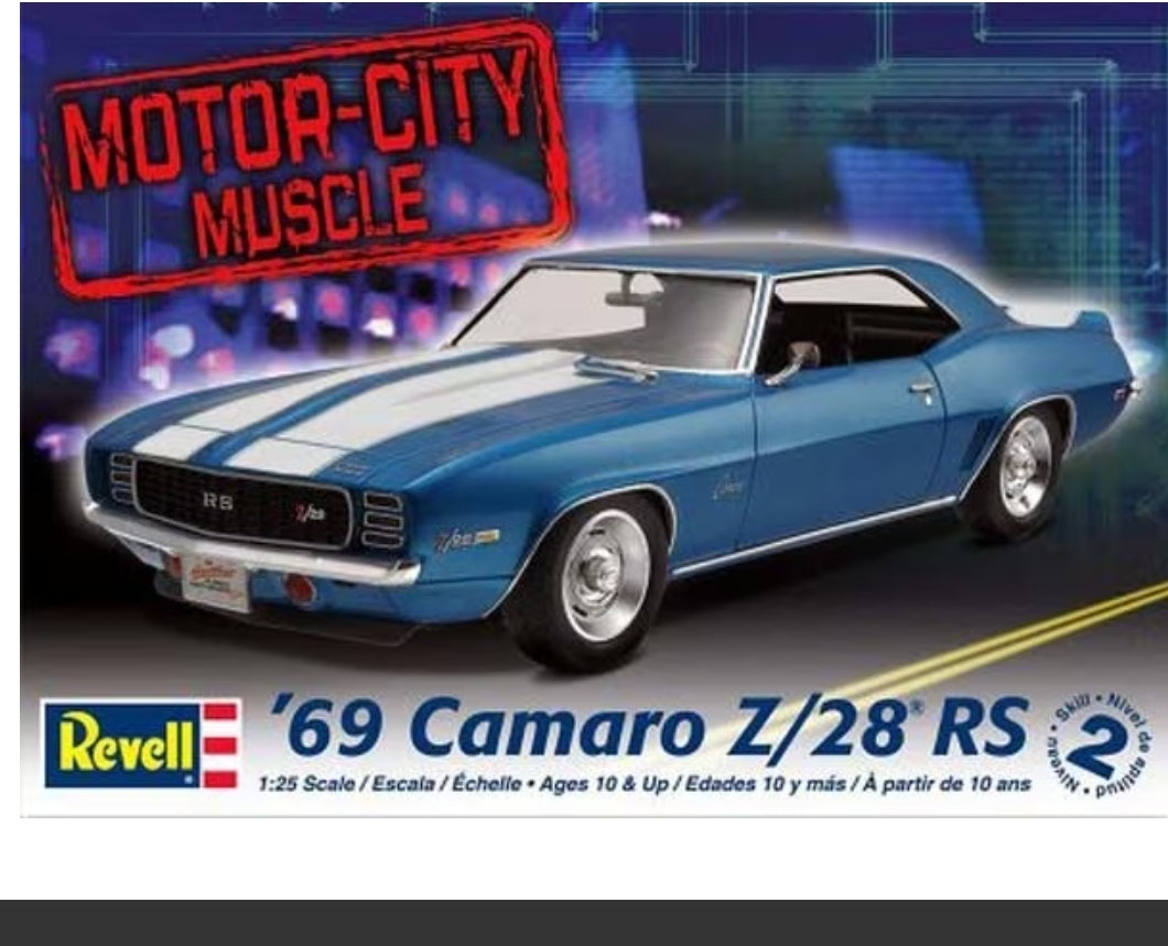 Revell 1:24 69 Camaro Z/28