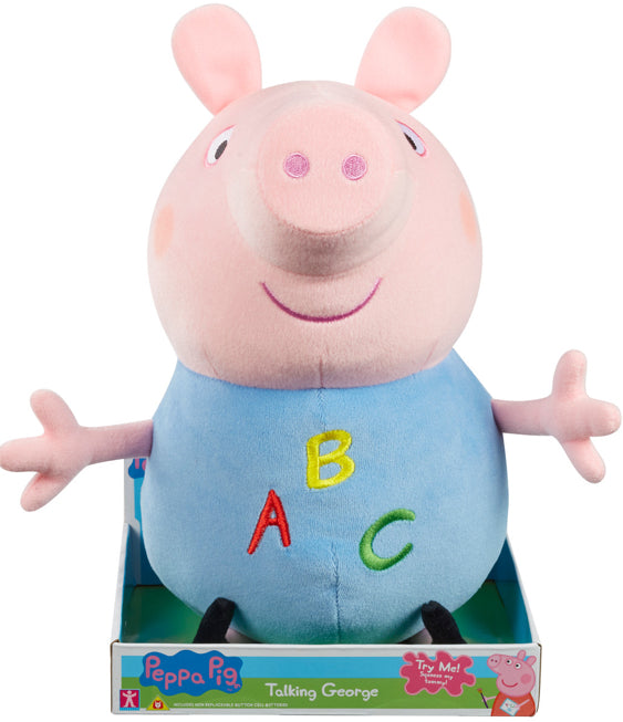Peppa Pig Classic 14" Plush W Sound Geor